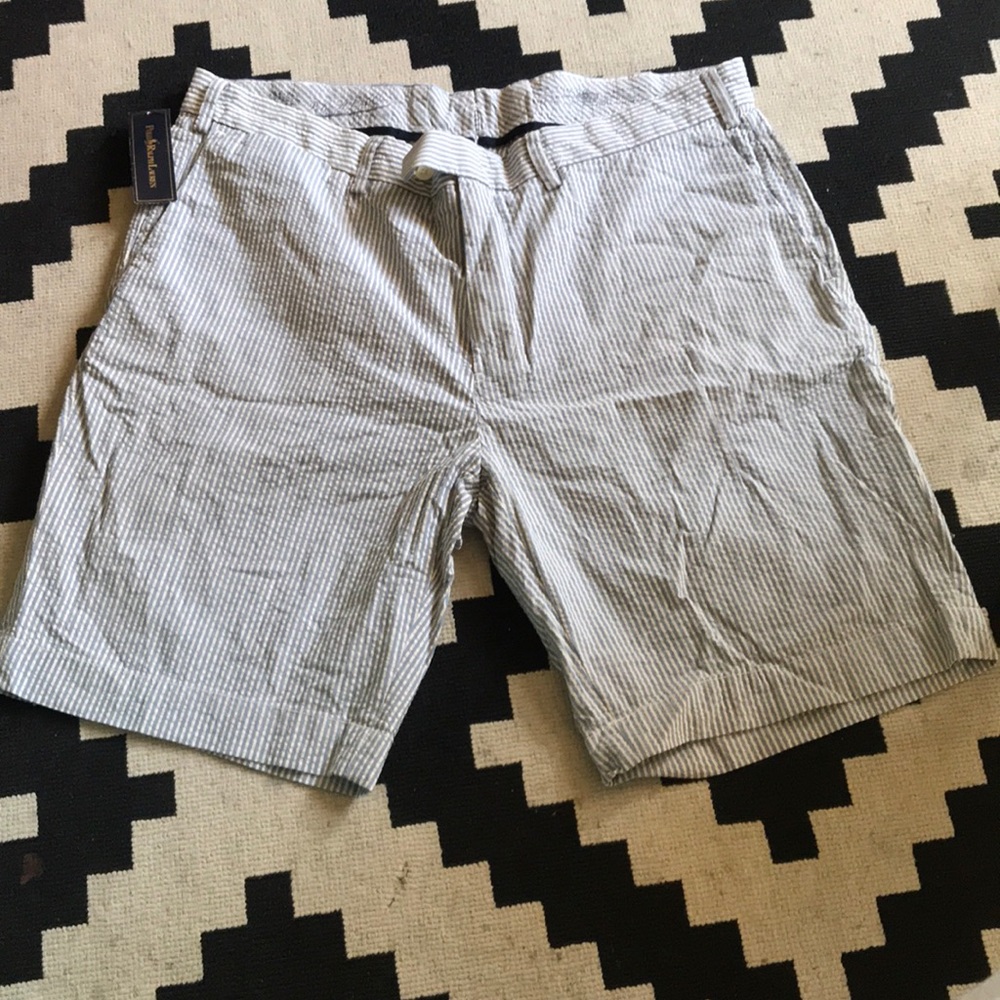 Pinstripe shorts